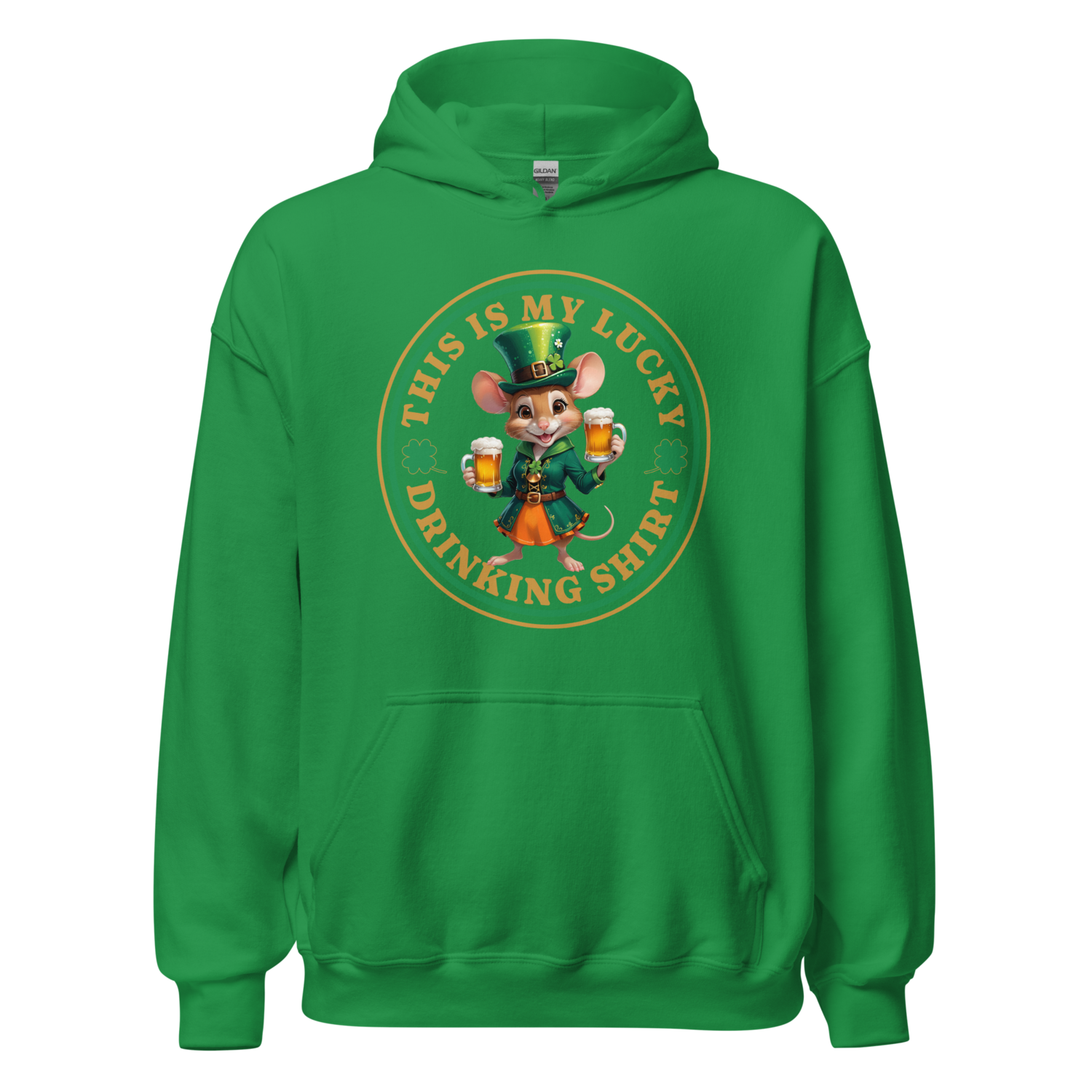 Lucky Drinking Shirt Girl Mouse