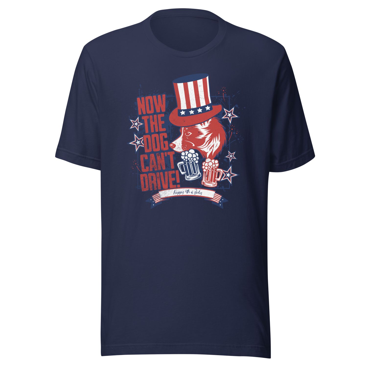 Now the Dog Can&#39;t Drive 4th of July Edition