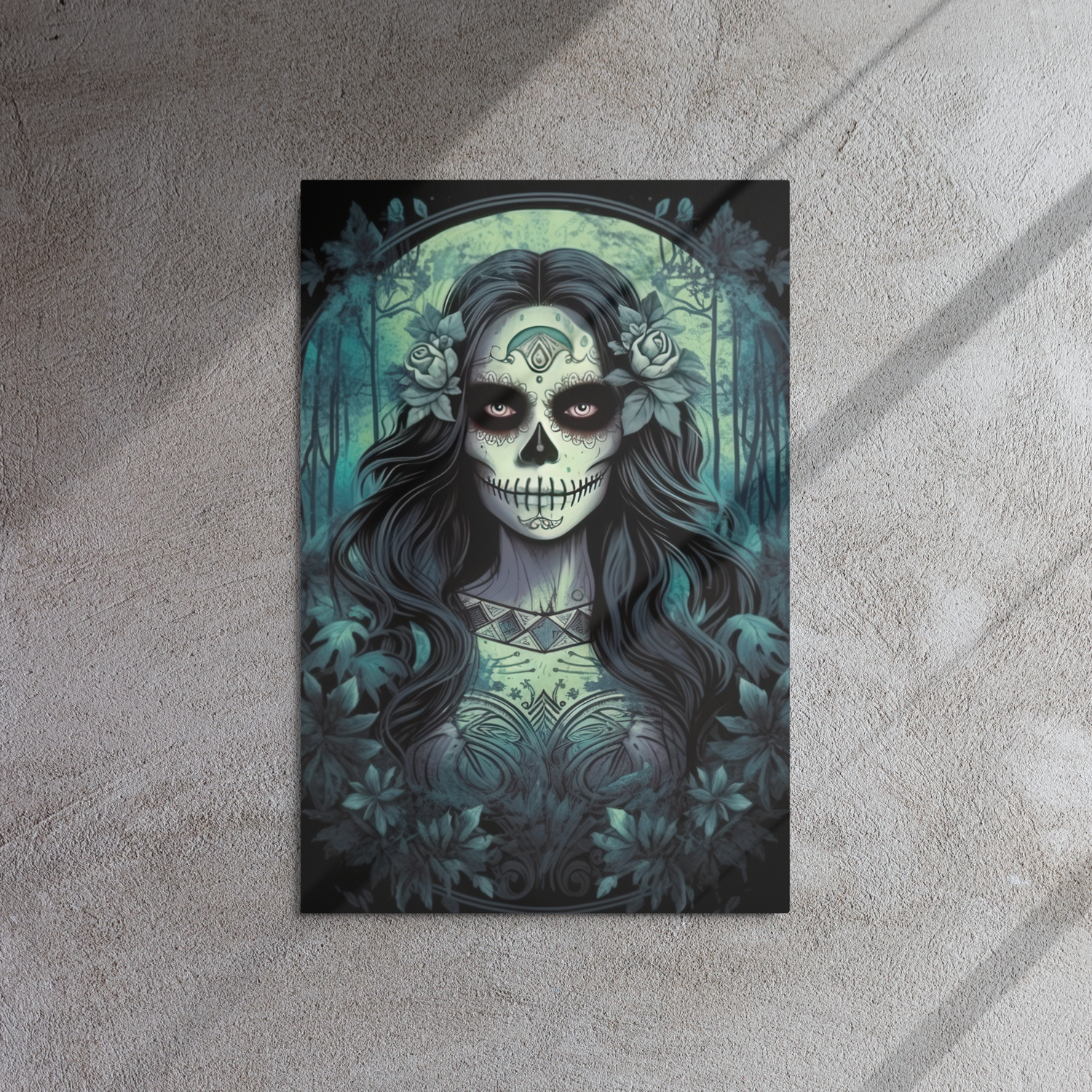 Lunar Grace: Enigmatic Sugar Skull