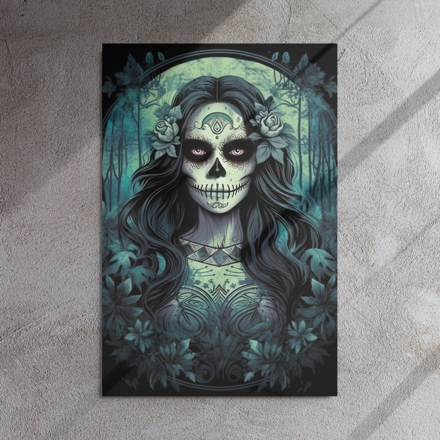 Lunar Grace: Enigmatic Sugar Skull