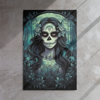 Lunar Grace: Enigmatic Sugar Skull