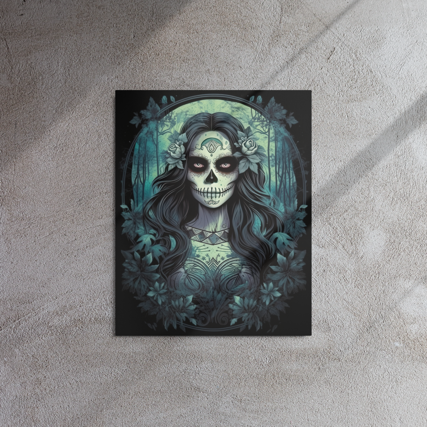 Lunar Grace: Enigmatic Sugar Skull
