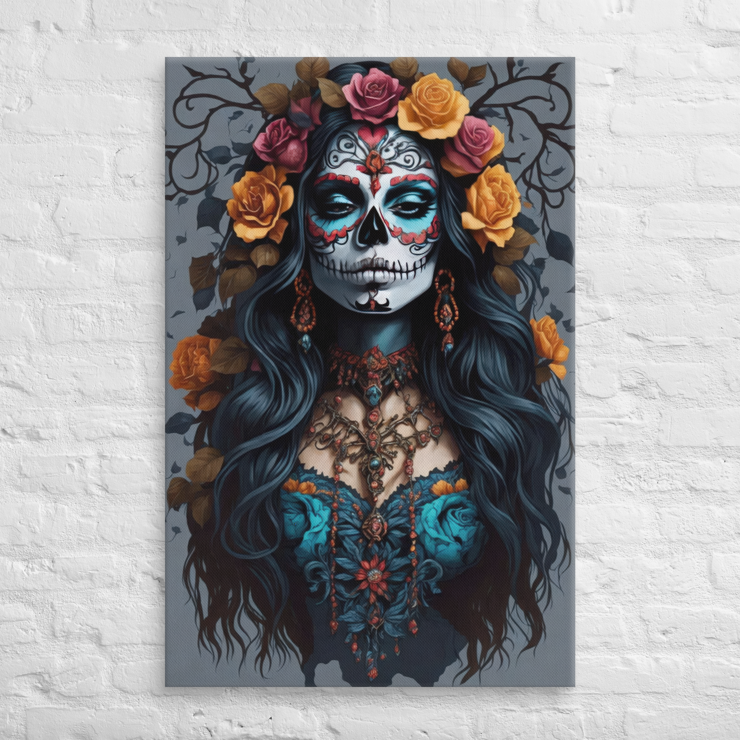 Sugar Skull Nature Beauty