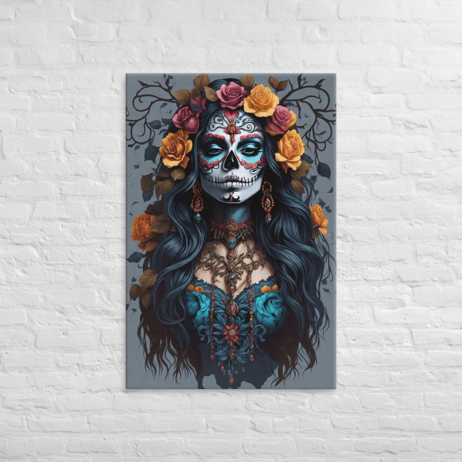 Sugar Skull Nature Beauty