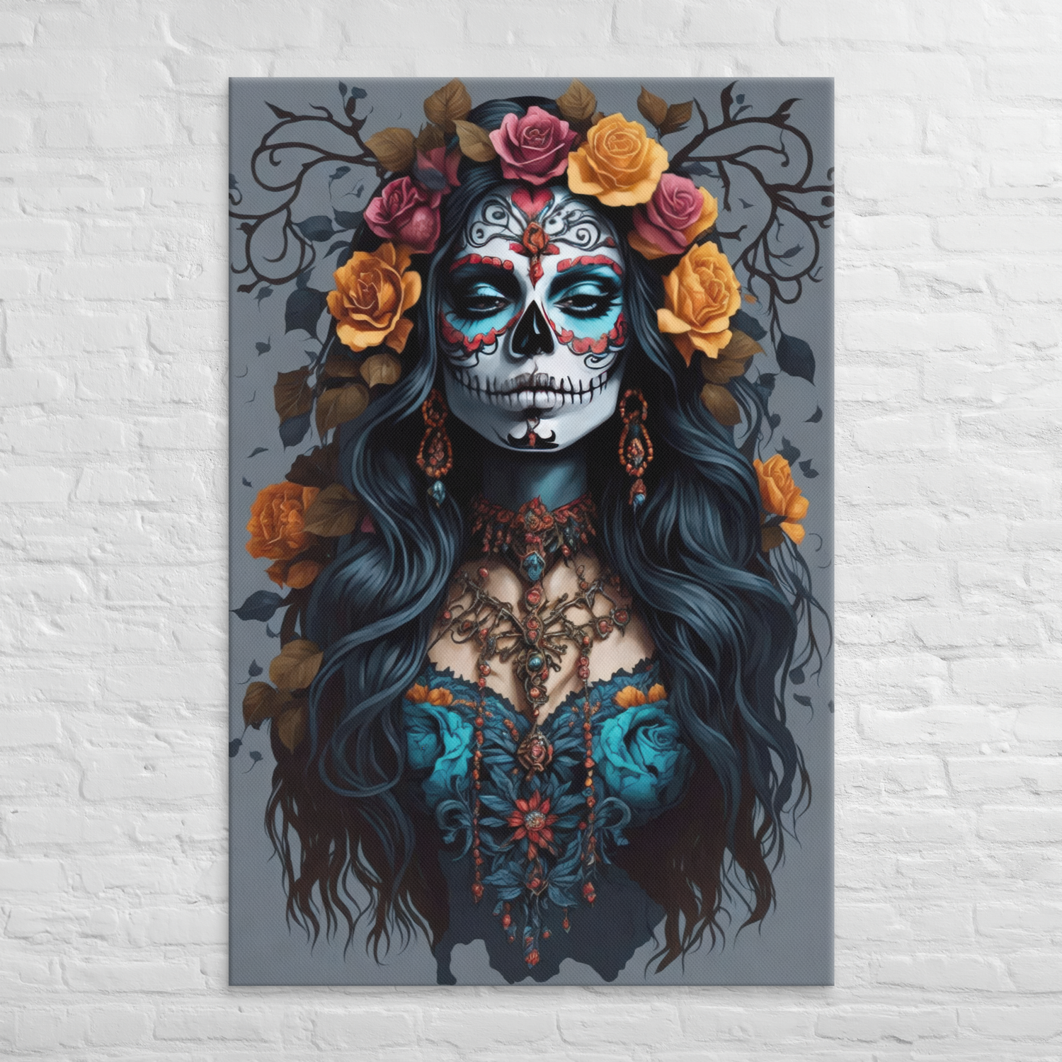 Sugar Skull Nature Beauty