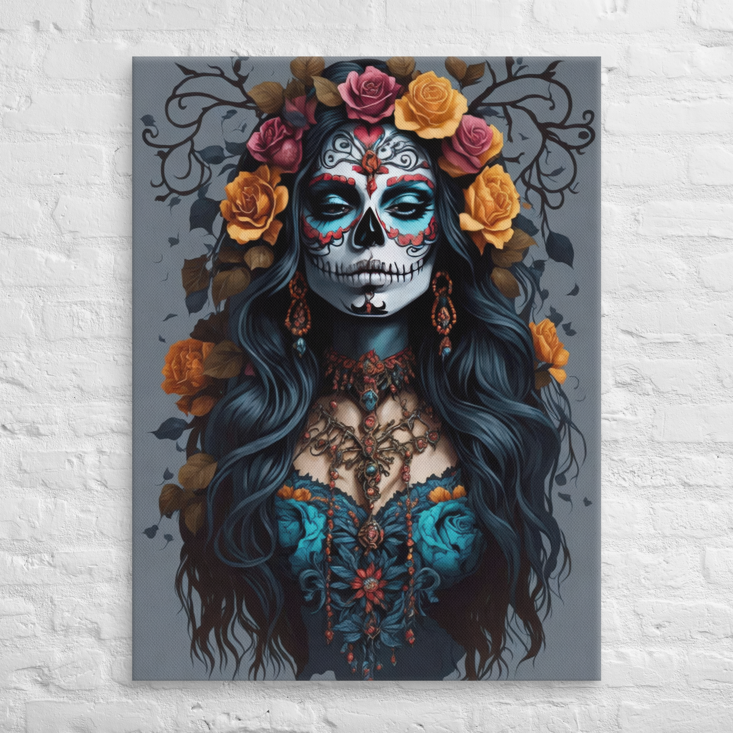 Sugar Skull Nature Beauty