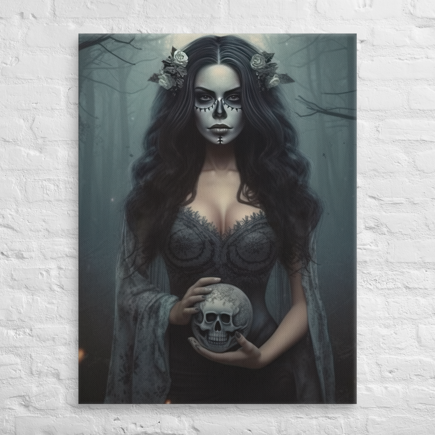 Celestial Sugar Skull Maiden