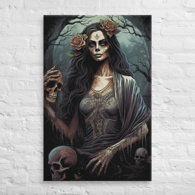 Eclipse of Elegance: Sugar Skull Art