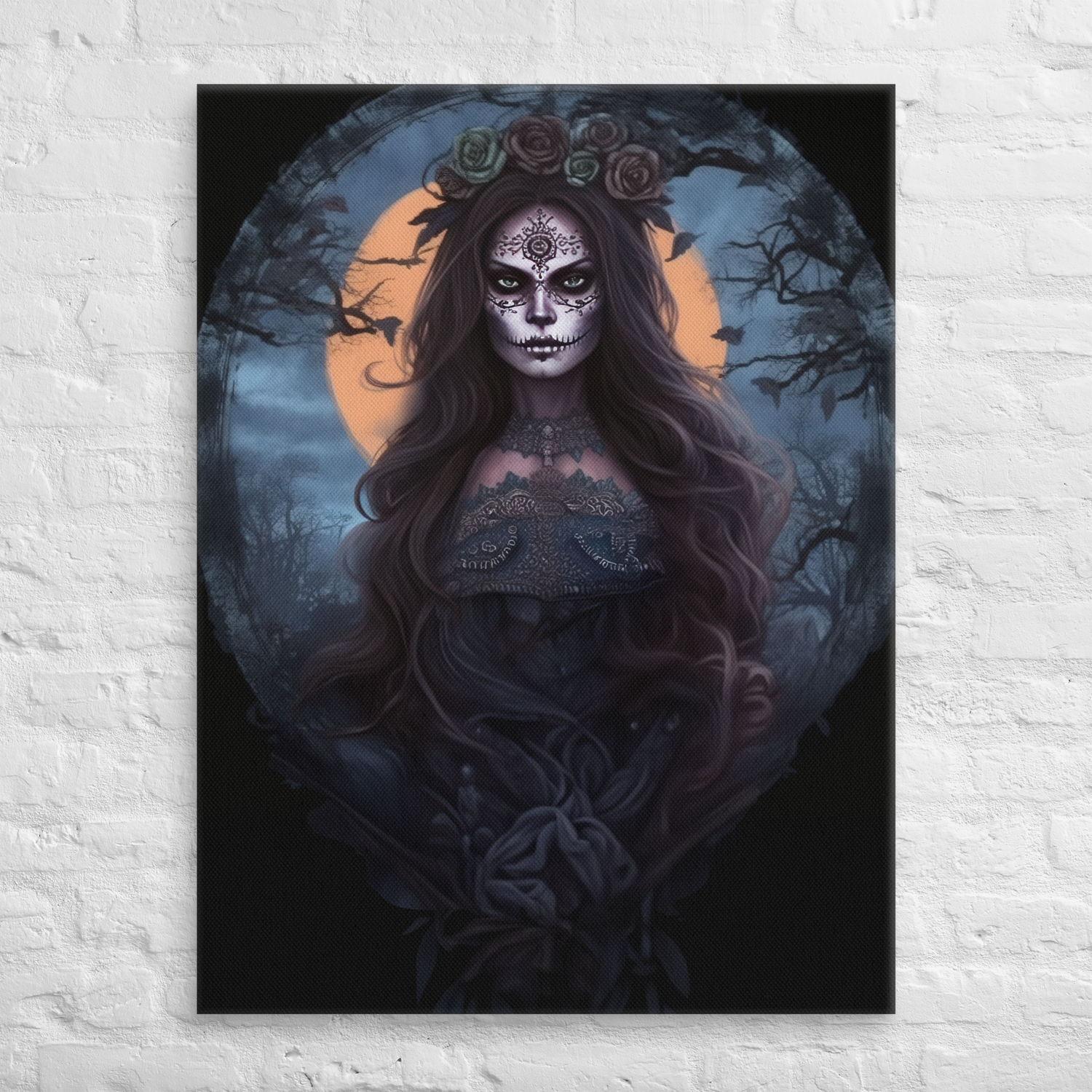 Gothic Elegance: Sugar Skull Enchantress