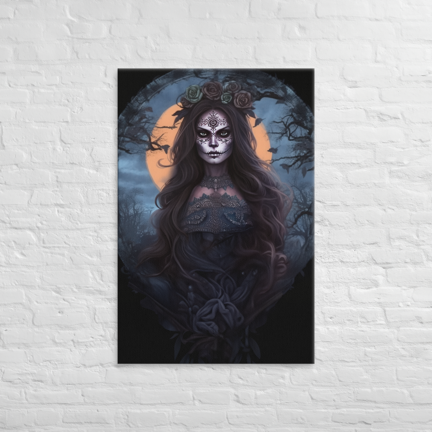 Gothic Elegance: Sugar Skull Enchantress