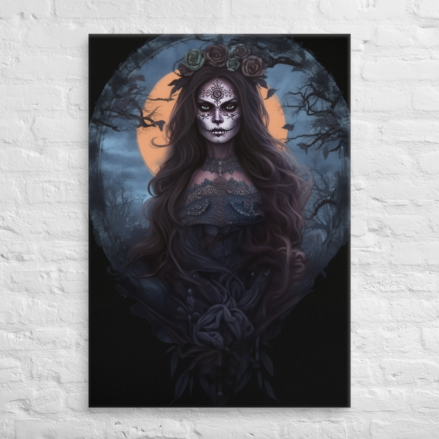 Gothic Elegance: Sugar Skull Enchantress