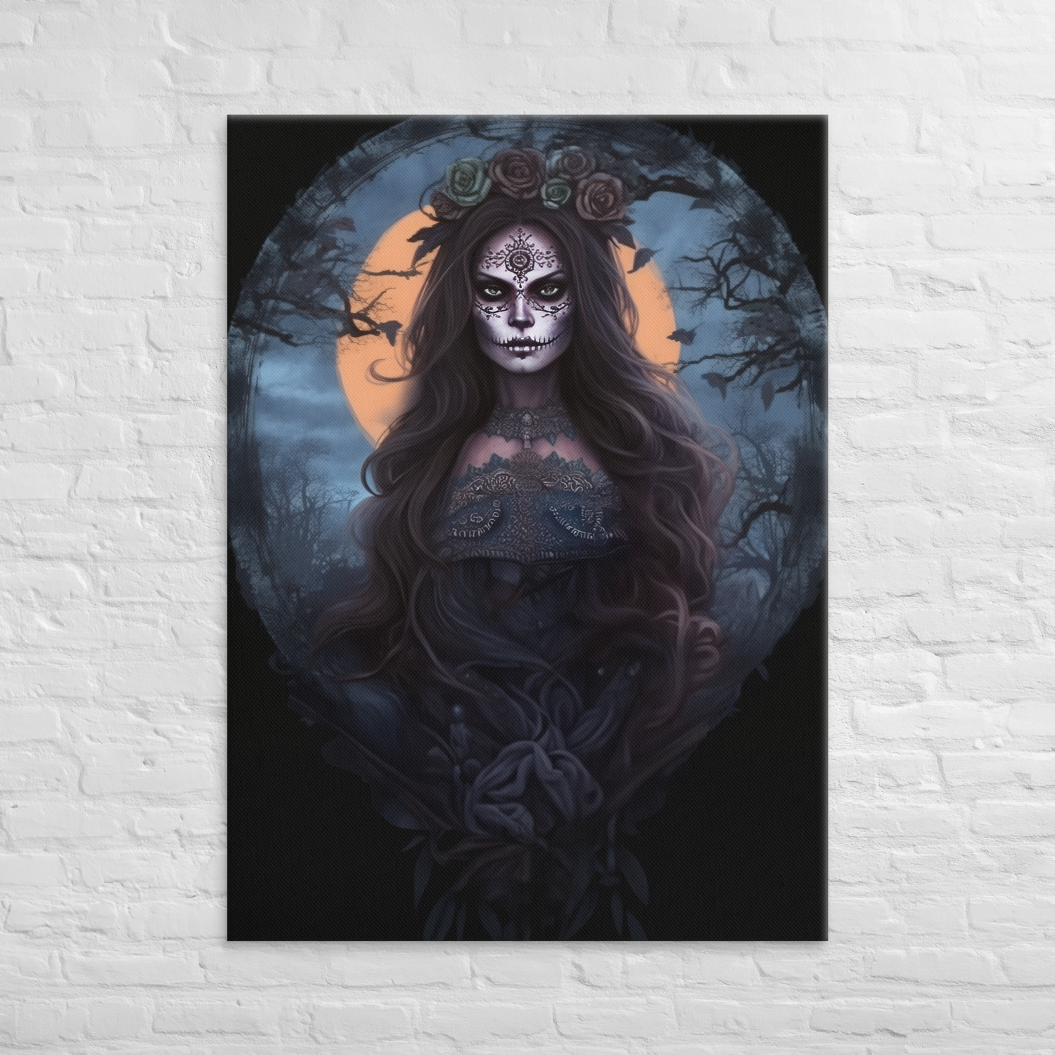 Gothic Elegance: Sugar Skull Enchantress