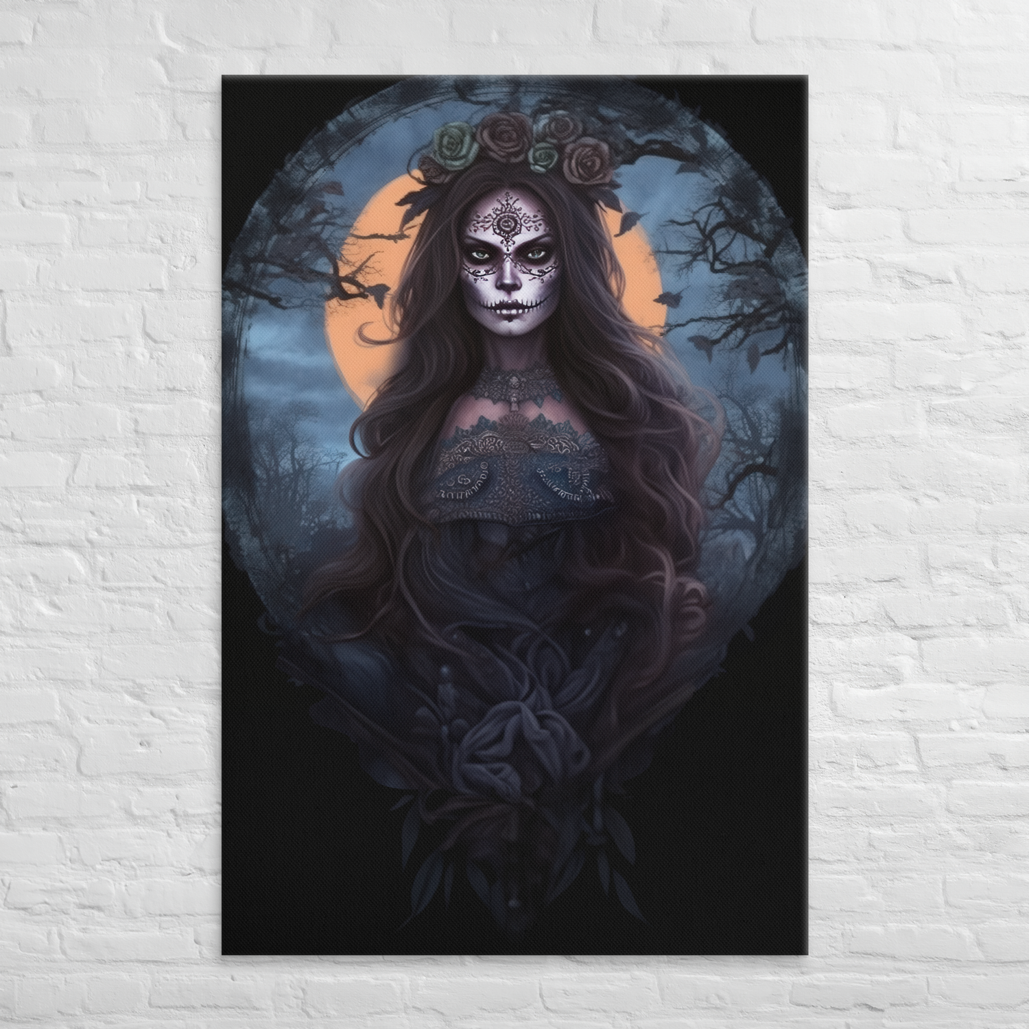Gothic Elegance: Sugar Skull Enchantress