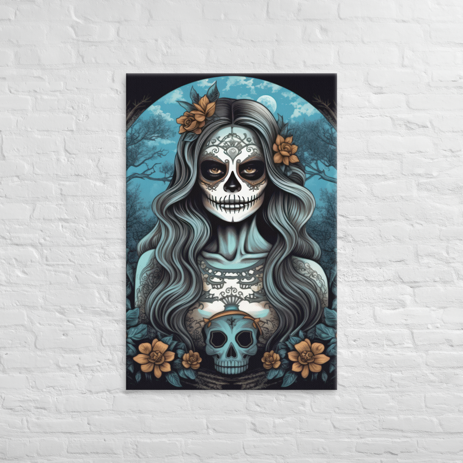 Starlit Reverie Mystical Sugar Skull
