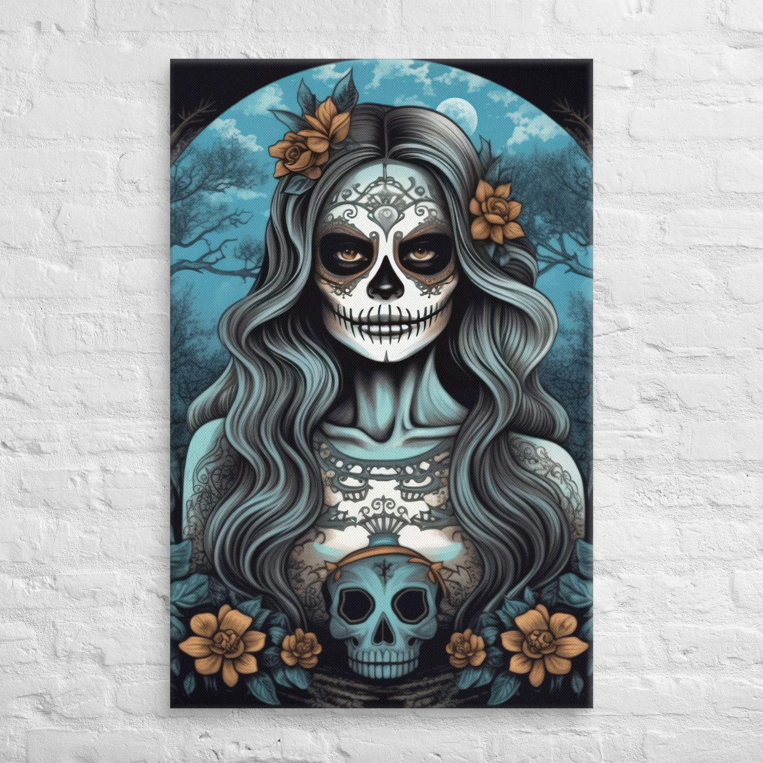 Starlit Reverie Mystical Sugar Skull