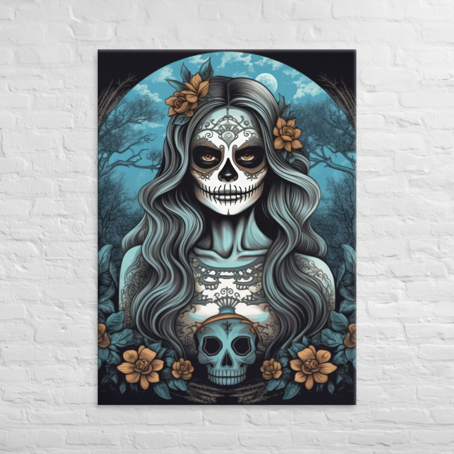 Starlit Reverie Mystical Sugar Skull