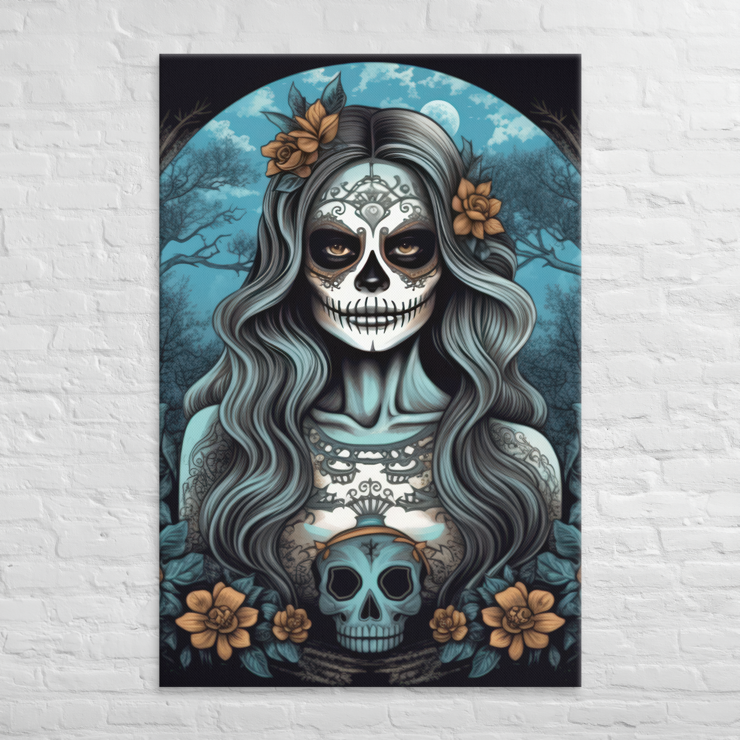 Starlit Reverie Mystical Sugar Skull