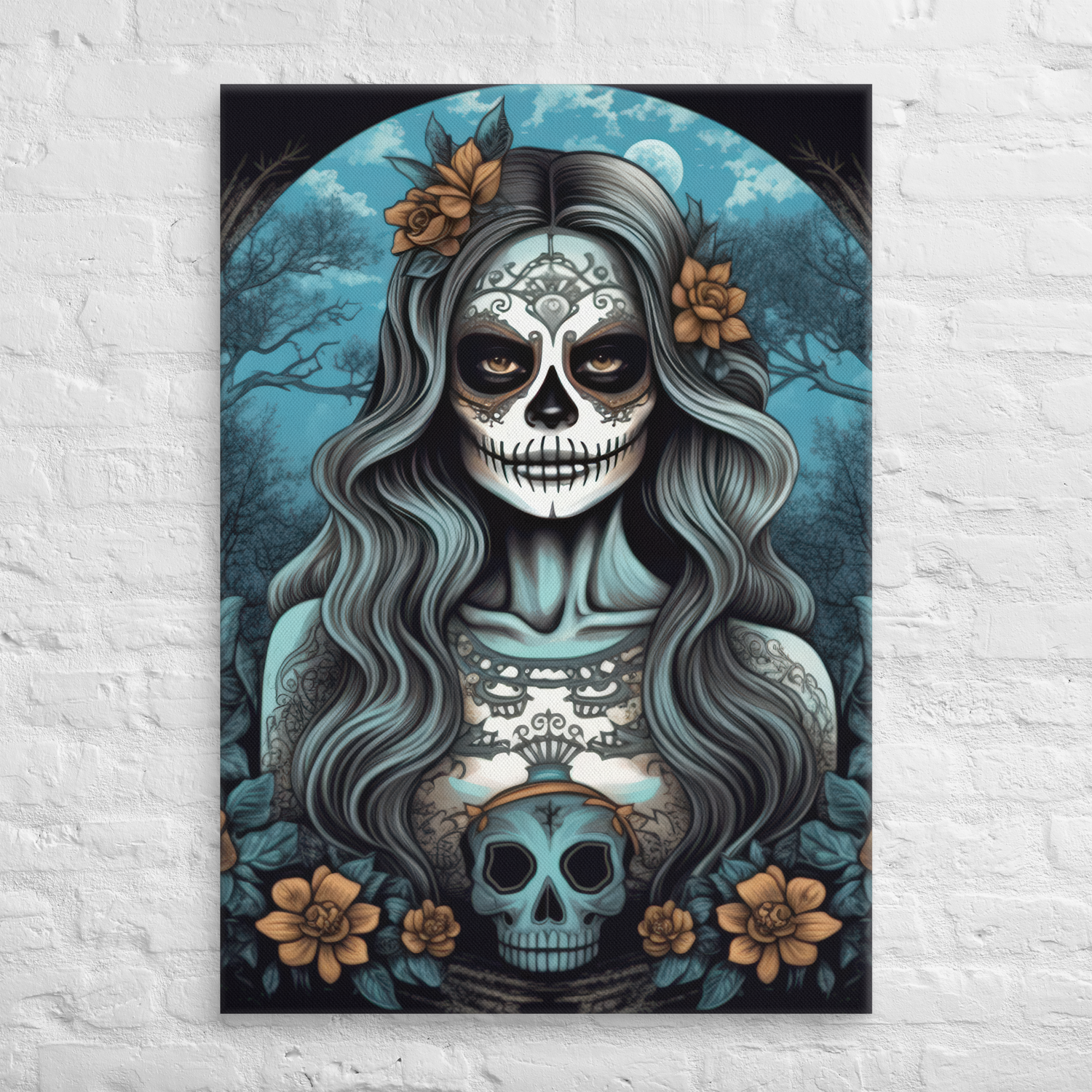Starlit Reverie Mystical Sugar Skull