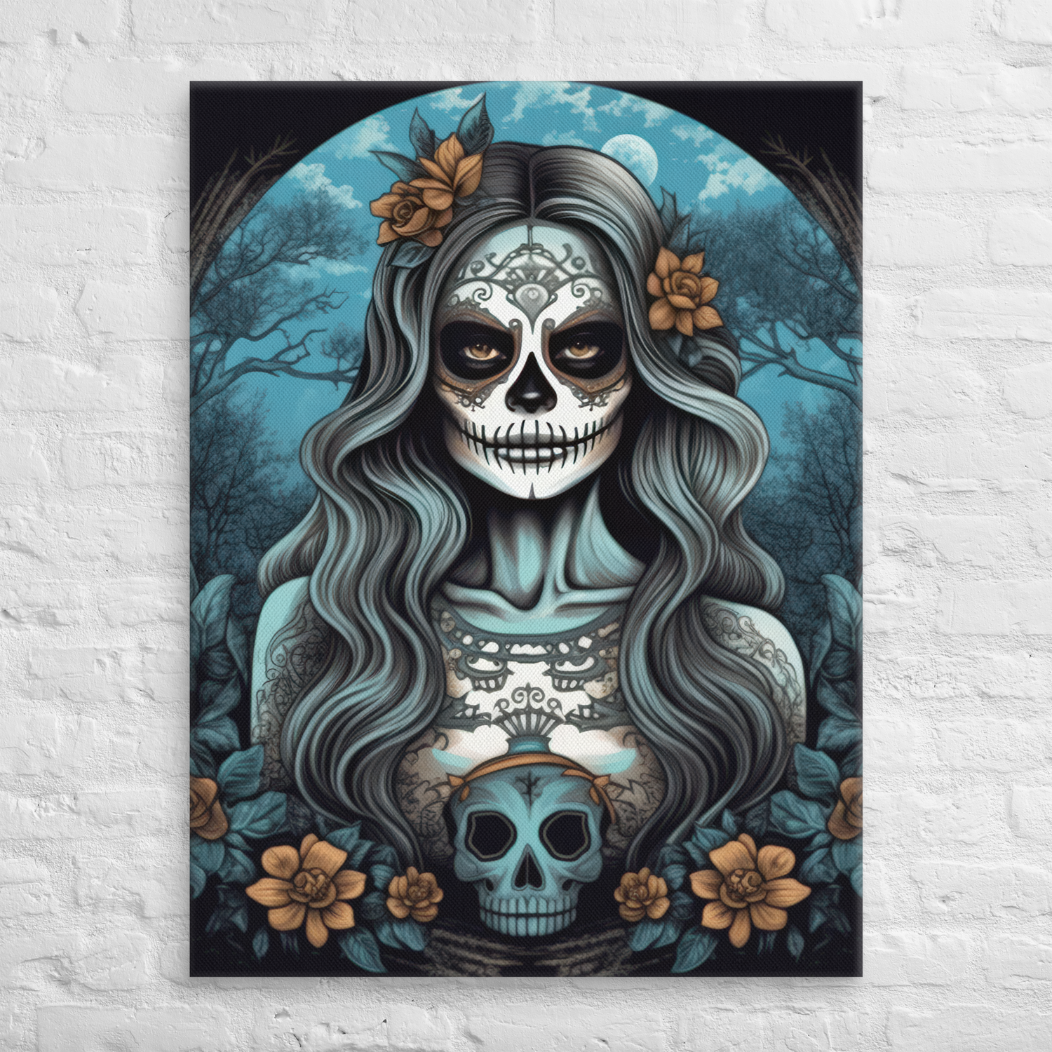 Starlit Reverie Mystical Sugar Skull