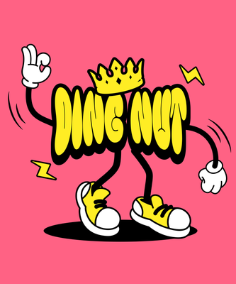 Ding Nut Mascot
