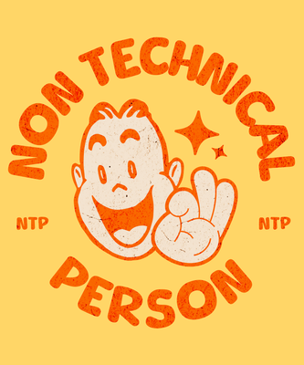 Non Technical Person Orange