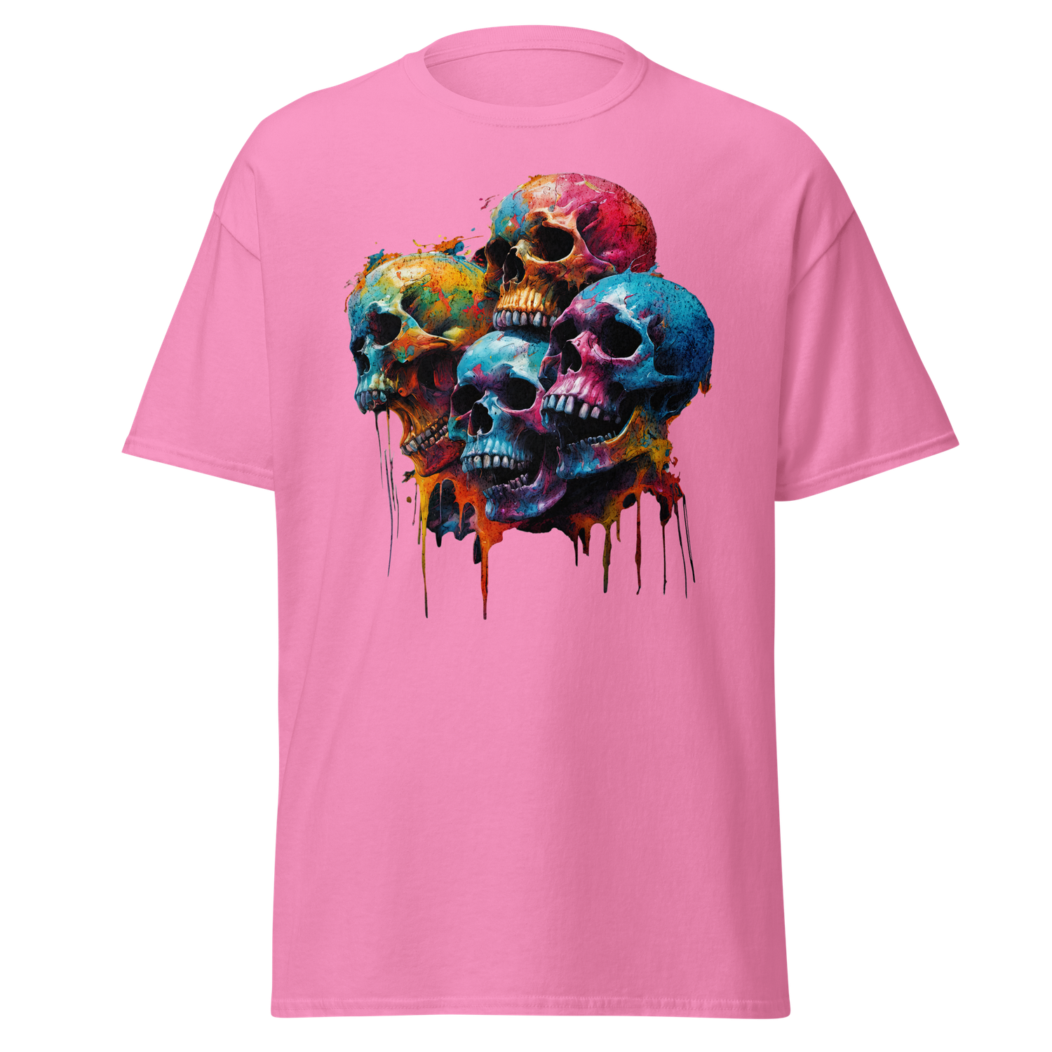 Grunge-Skulls Screaming Color in the Night