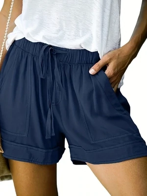 Casual Drawstring Shorts