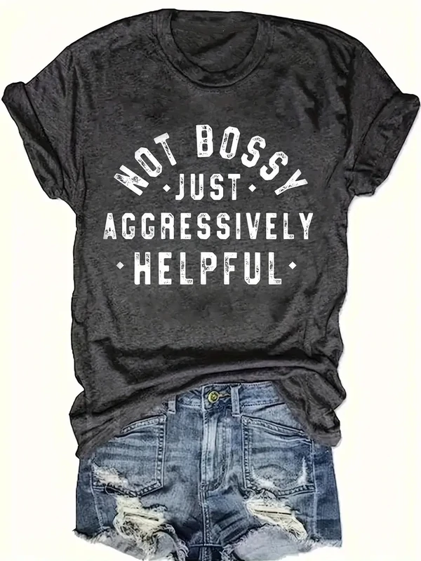 &#39;Not Bossy&#39; Graphic Tee