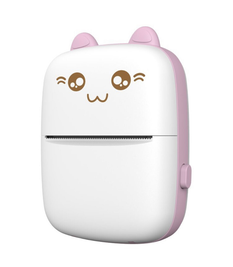 Precision Portable Mini Thermal Printer - Wireless Bluetooth (Pink)