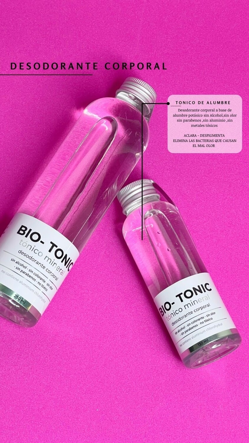BIO-TONIC TONICO DESODORANTE DE ALUMBRE POTASICO