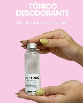 🔆 BIO-TONIC TONICO DESODORANTE DE ALUMBRE POTASICO