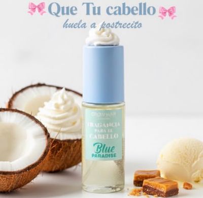 BLUE PARADISE PERFUME CAPILAR  Inspirado en perfume cloud ariana grande 