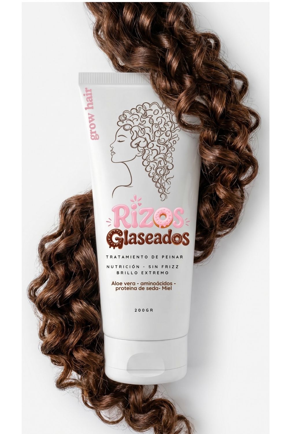 RIZOS GLASEADOS CREMA DE PEINAR 200GR