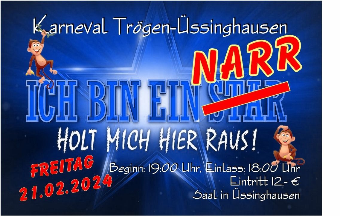 Eintrittskarte Büttenabend Fr 21.02.25