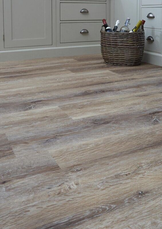 Taupe Brushed Oak LVT