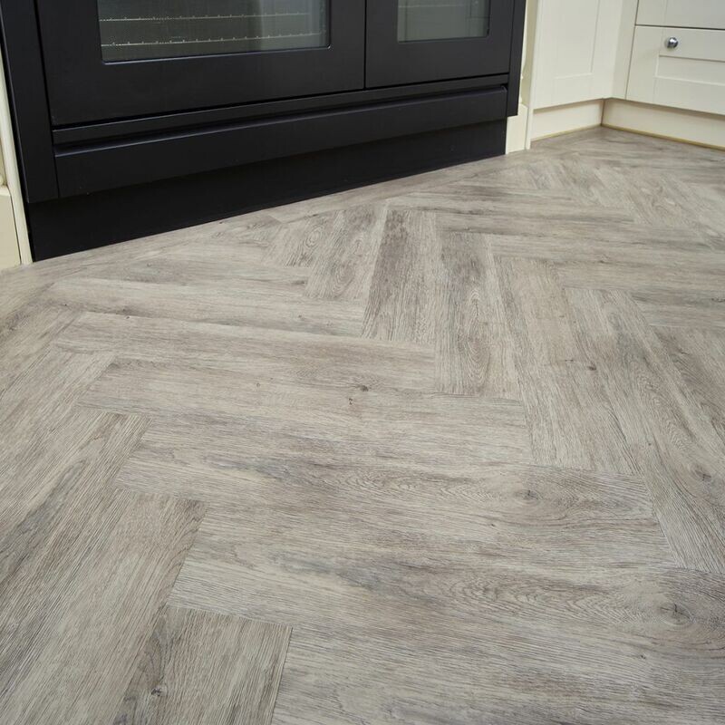 Fumed Oak Light Parquet LVT