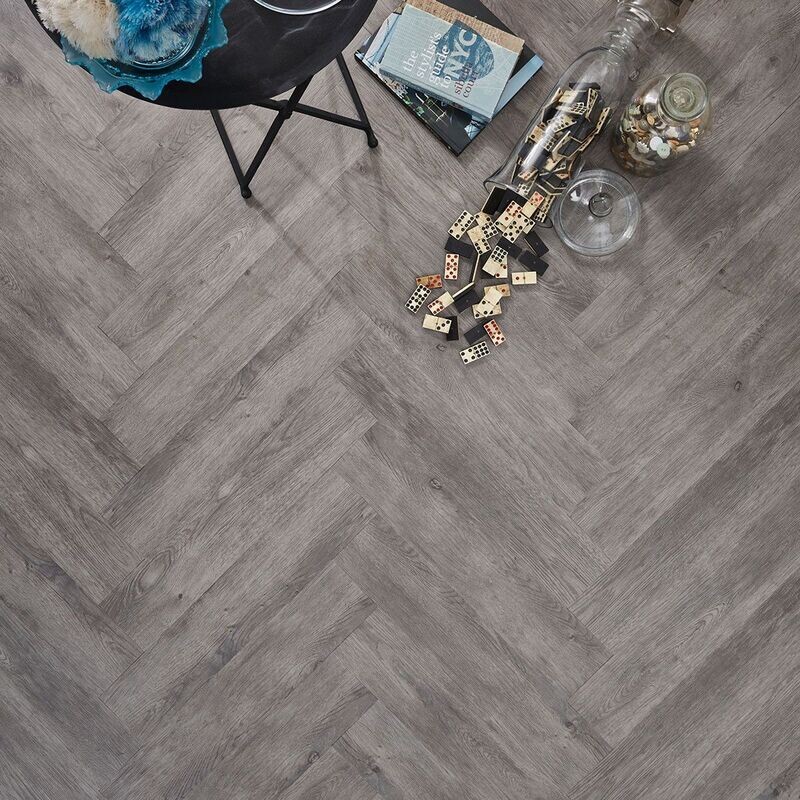 Weathered Timber Parquet LVT