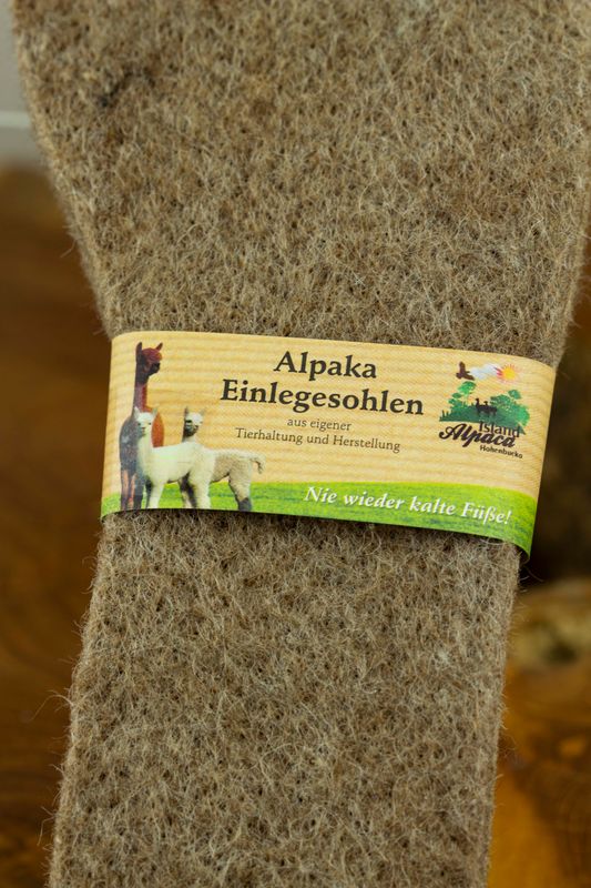 Alpaka Einlegesohlen 1 Paar
