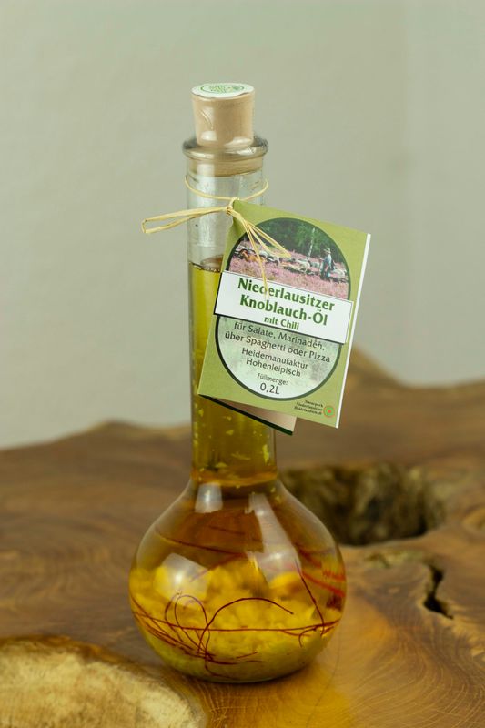 Niederlausitzer Knoblauch-Chili-Öl