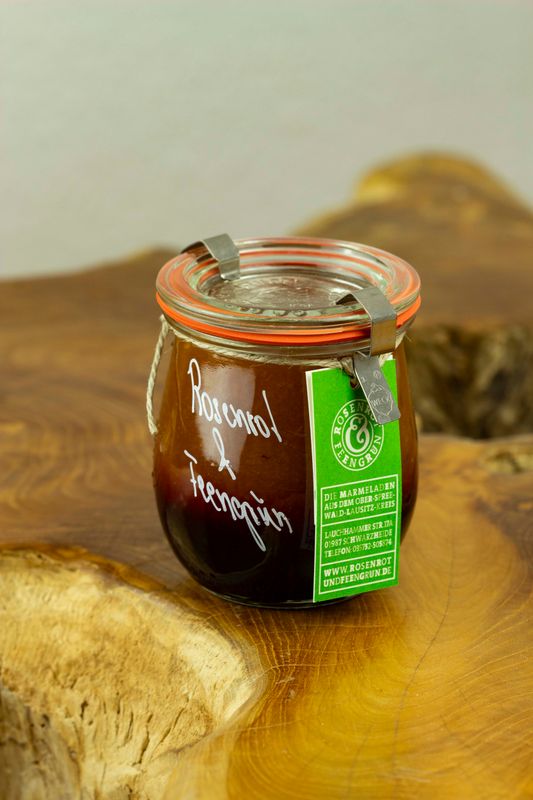 Marmelade "Rosenrot & Feengrün"
