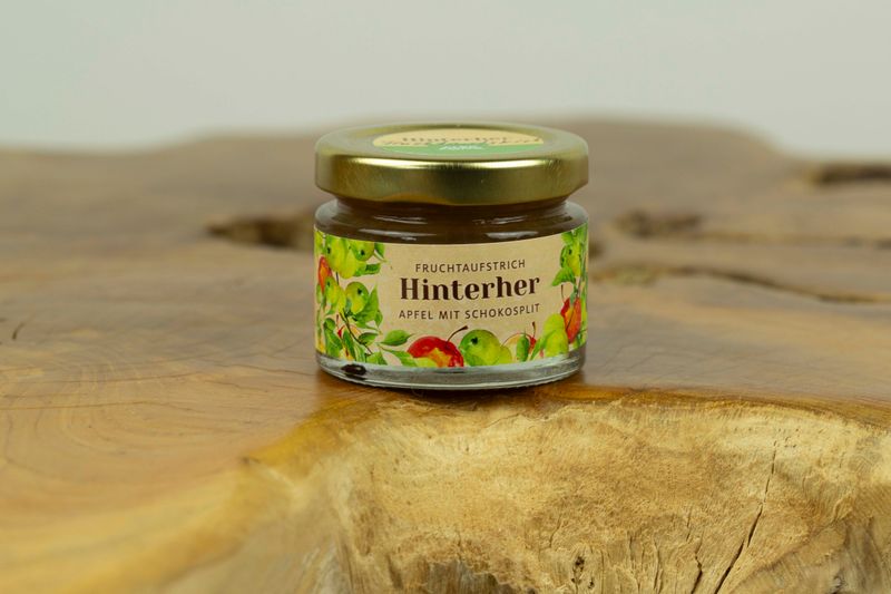 Hinterher - Apfel mit Schokosplit