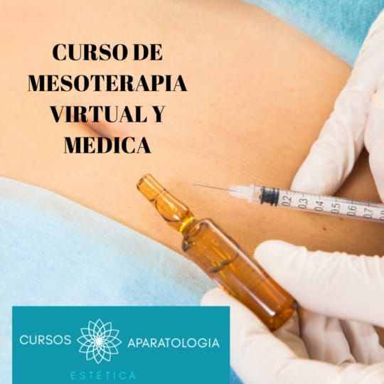 Curso Online de Mesoterapia Virtual , Inyectada y Nebulizadores + CERTIFICACIÓN
