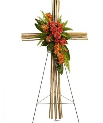 CROIX EN BAMBOU GÉANT