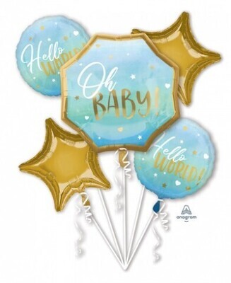 BOUQUET BLUE BABY BOY