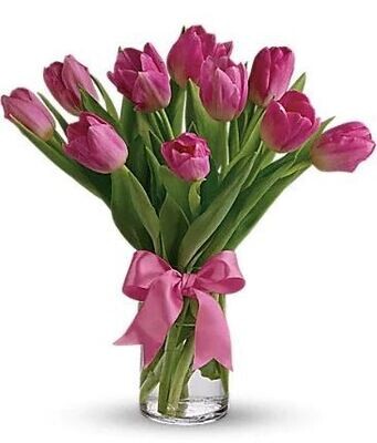 Charmantes tulipes roses