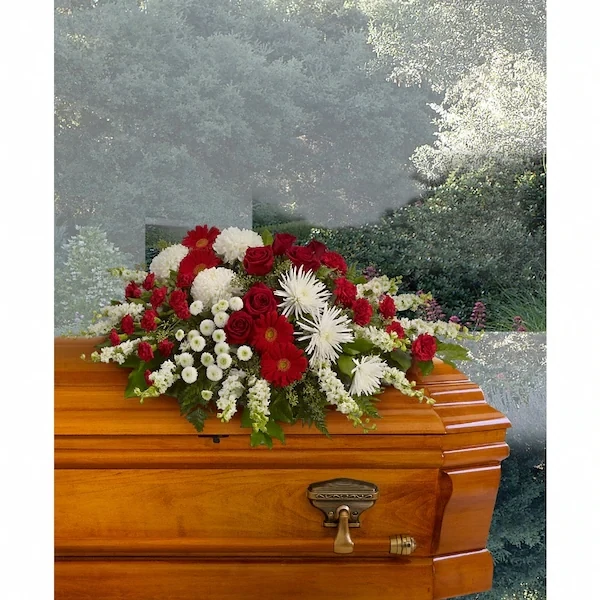 Strength And Wisdom Casket Spray