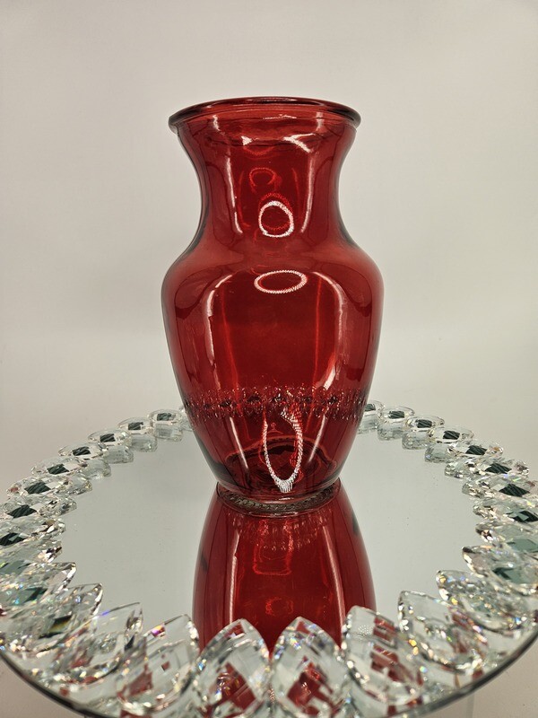 Jordan Red Vase