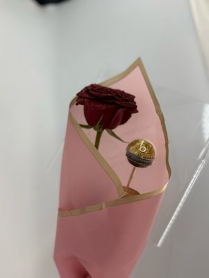 Rose scintillante 