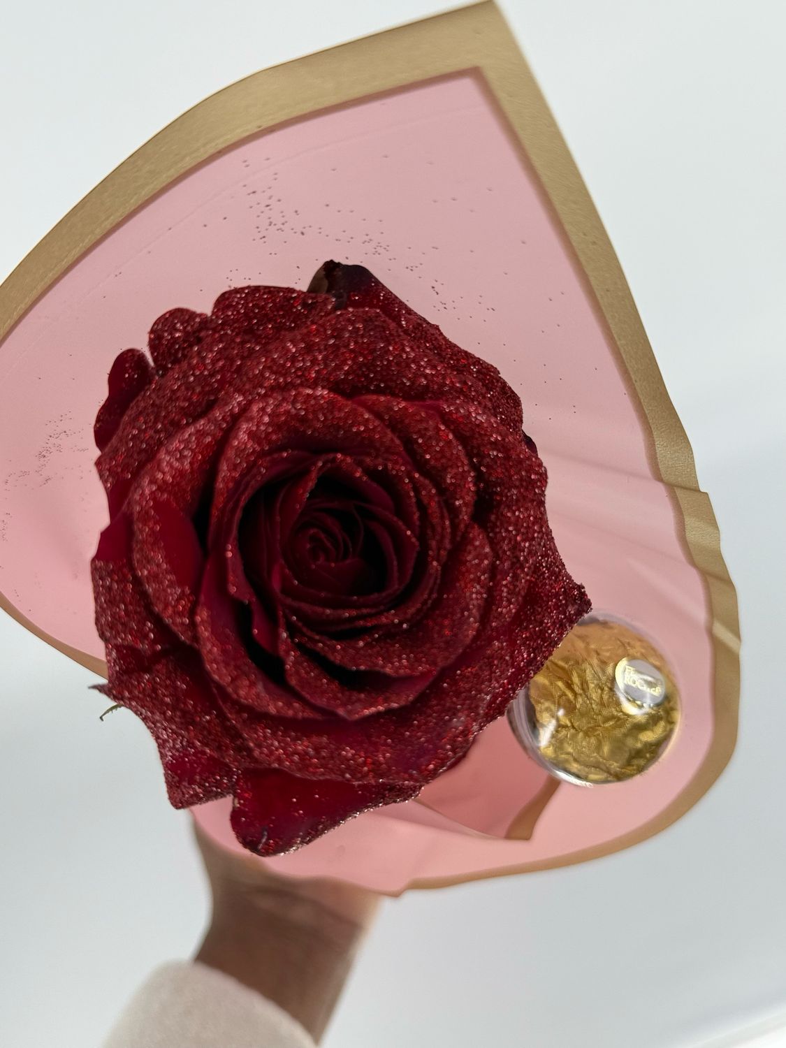 Rose scintillante 