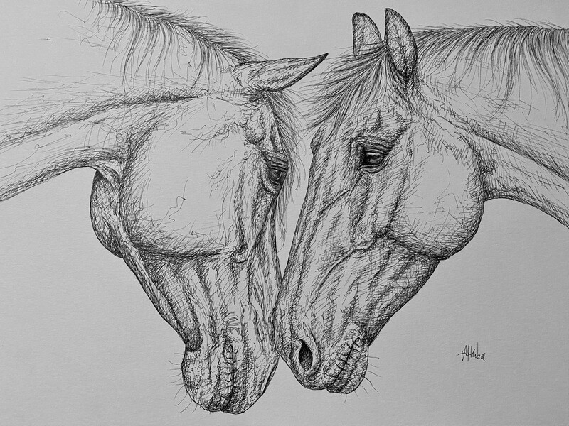 &quot;Bonded Pair&quot; Original artwork